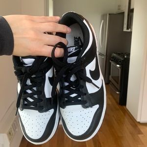 Nike Jordan panda dunks.